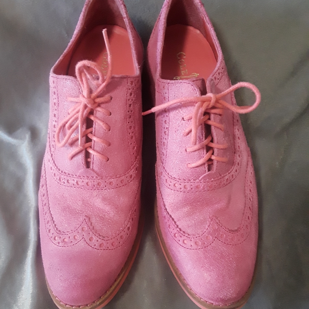 Cole Haan Oxford Pink Suede